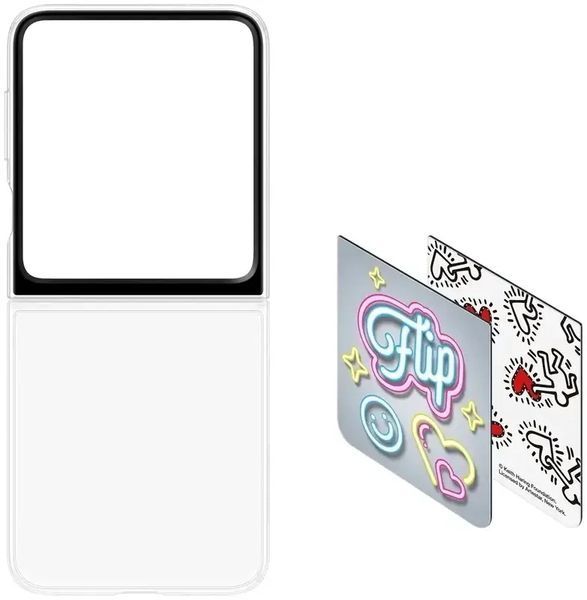 Чохол-накладка Samsung Flip 6 Flipsuit Case EF-ZF741CTEGUA Transparancy 395846 фото