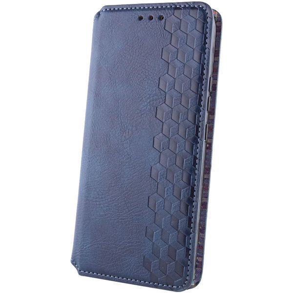 Шкіряний чохол книжка GETMAN Cubic (PU) для Samsung Galaxy M34 5G Синій 275620 фото