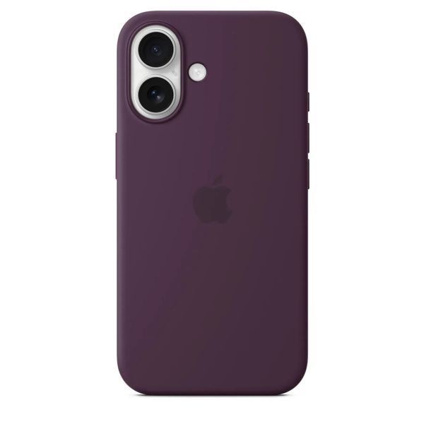 Чохол-накладка Apple iPhone 16 Silicone Case with MagSafe - Plum (MYY43) 322321 фото