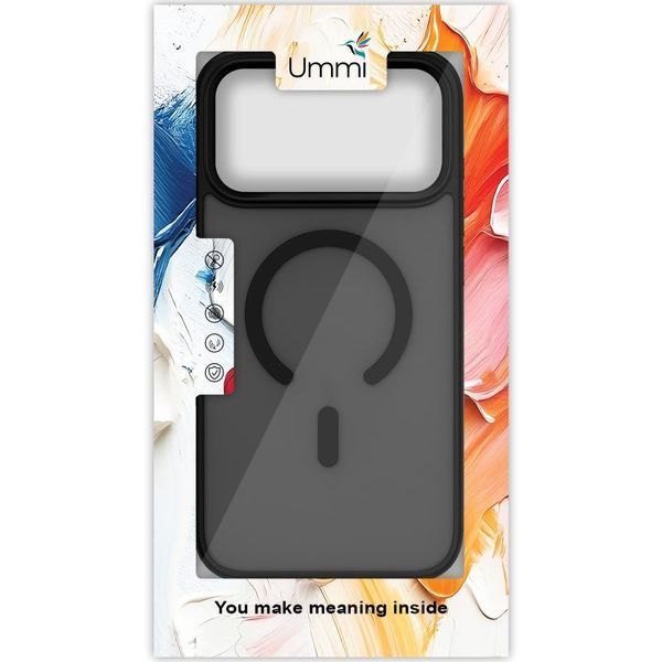 Чохол Ummi Colorful with MagSafe для Apple iPhone 17 Pro (6.3") Чорний / Black 401919 фото