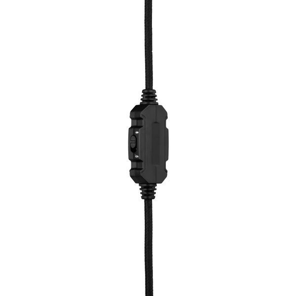 Гарнітура ігрова 2E GAMING HG340, mini-jack/dual 3.5mm, RGB, 2м, чорний (2E-HG340BK) 364103 фото