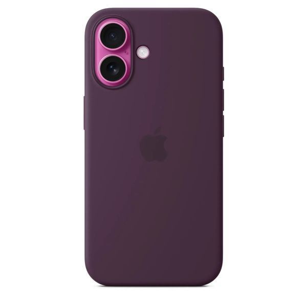 Чохол-накладка Apple iPhone 16 Silicone Case with MagSafe - Plum (MYY43) 322321 фото