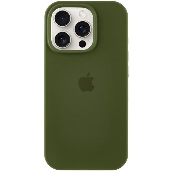 Чохол Silicone Case Full Protective (AA) для Apple iPhone 13 Pro (6.1") Зелений / Dark Olive 215777 фото