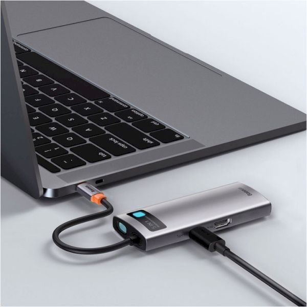 USB-Хаб Baseus Metal Gleam Series 5-in-1 Type-C CAHUB-CX0G 252251 фото