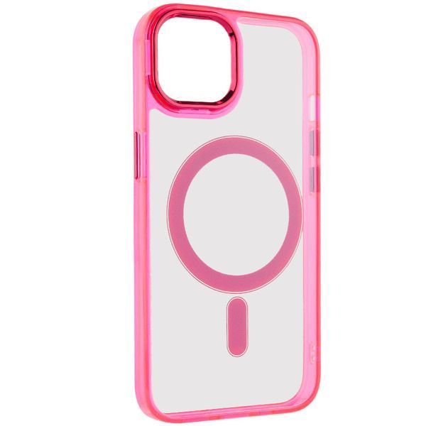 Чохол TPU Iris with MagSafe для Apple iPhone 12 Pro Max (6.7") Малиновий 272108 фото