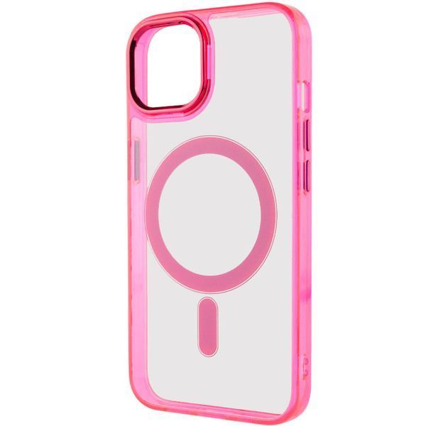 Чохол TPU Iris with MagSafe для Apple iPhone 12 Pro Max (6.7") Малиновий 272108 фото