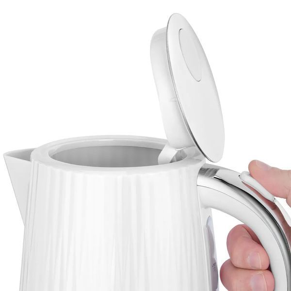Електрочайник Russell Hobbs Eden, 1.7л, нержавіюча сталь, пластик, білий (27360-70) 364135 фото
