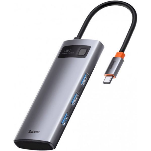 USB-Хаб Baseus Metal Gleam Series 5-in-1 Type-C CAHUB-CX0G 252251 фото