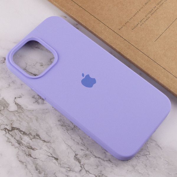 Чохол Silicone Case Full Protective (AA) для Apple iPhone 16 (6.1") Бузковий / Dasheen 321354 фото