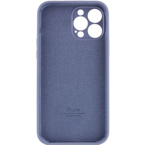 Чохол Silicone Case Full Camera Protective (AA) для Apple iPhone 15 Pro (6.1") Сірий / Lavender Gray 280229 фото