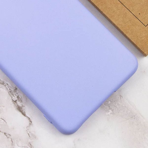 Чохол Silicone Cover Lakshmi Full Camera (AAA) для TECNO Spark 8C Бузковий / Dasheen 282992 фото