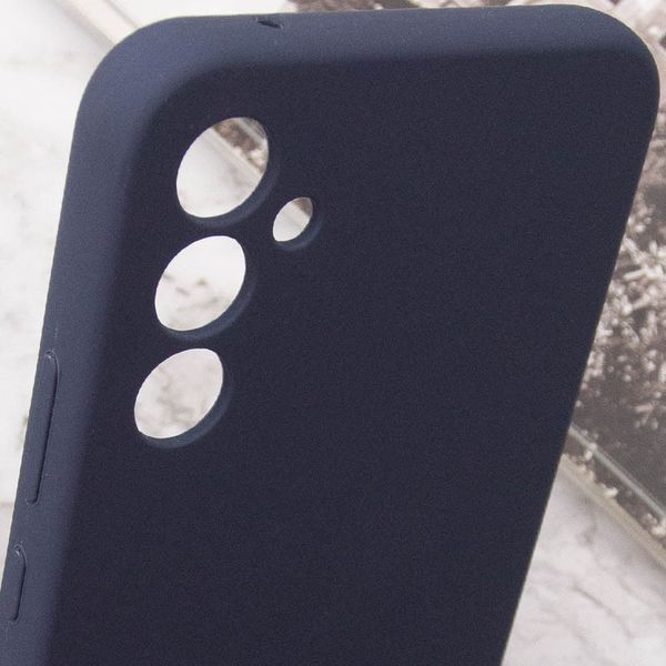 Чохол Silicone Cover Lakshmi Full Camera (AAA) для Samsung Galaxy A34 5G Темно-синій / Midnight blue 271777 фото