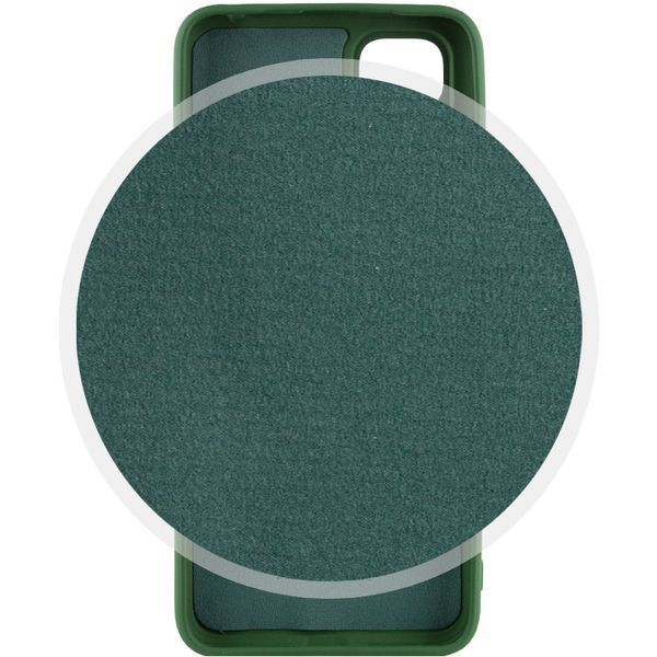 Чохол TPU GETMAN Liquid Silk Full Camera для Xiaomi Redmi Note 11 (Global) / Note 11S Зелений / Dark green 345425 фото