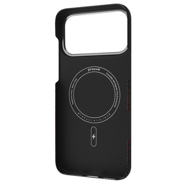 Чохол Proove Carbon Slim with Magnetic Ring iPhone 17 Pro Max glowrise (PCCSIP17PM52) 395930 фото