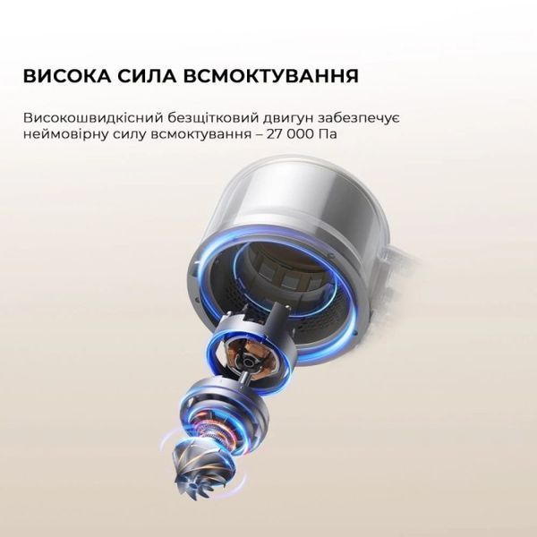 Ручний пилосос Dreame Cordless Vacuum Cleaner R20 Aqua 379263 фото