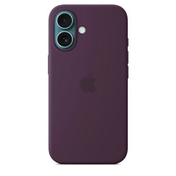 Чохол-накладка Apple iPhone 16 Silicone Case with MagSafe - Plum (MYY43) 322321 фото