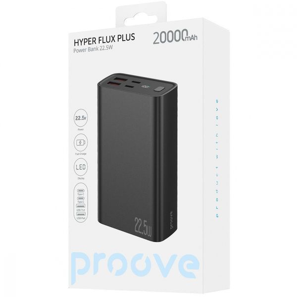 Портативна Батарея Proove 20000mAh 22.5W Hyper Flux Plus (PBF222120009) gradient 353922 фото
