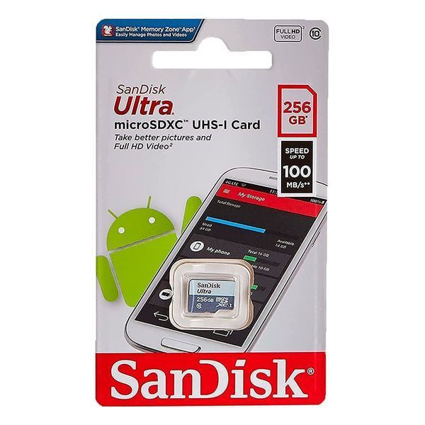 Карта пам&rsquo;яті MICRO SDXC 256GB UHS-I SDSQUNR-256G-GN3MN SANDISK 359158 фото