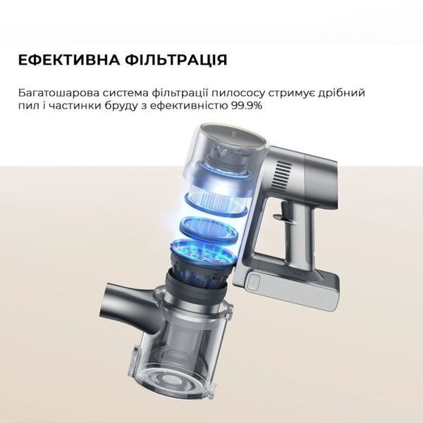 Ручний пилосос Dreame Cordless Vacuum Cleaner R20 Aqua 379263 фото