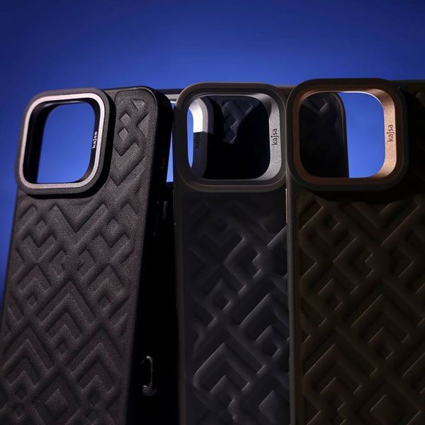 Чохол Kajsa Rhombus Collection with Magnetic Ring iPhone 16 Pro blue 335502 фото