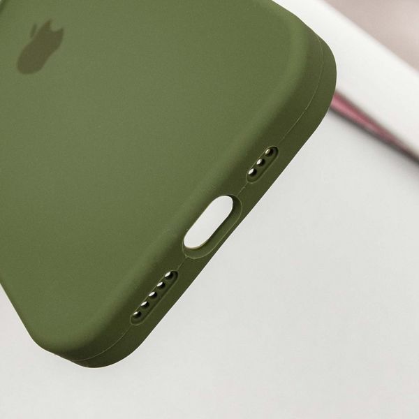 Чохол Silicone Case Full Protective (AA) для Apple iPhone 13 Pro (6.1") Зелений / Dark Olive 215777 фото