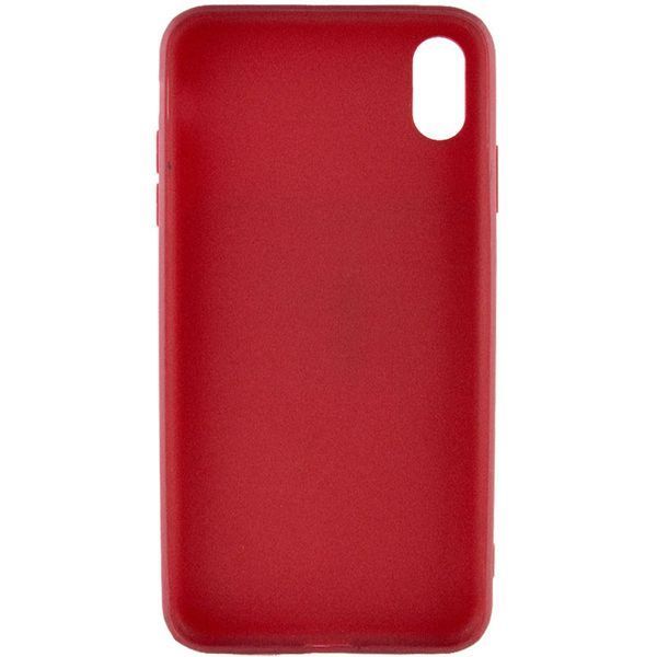 Силіконовий чохол Candy для Apple iPhone XS Max (6.5") Бордовий 203176 фото