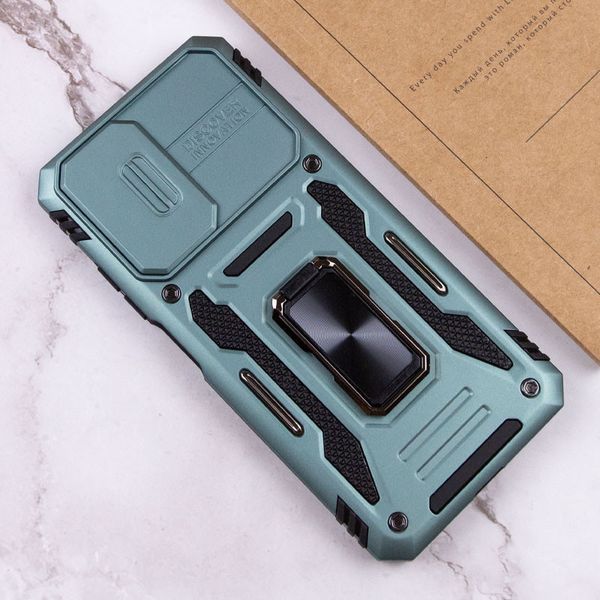 Ударостійкий чохол Camshield Army Ring для Xiaomi Redmi Note 11 Pro 4G/5G / 11E Pro / 12 Pro 4G Зелений / Light Green 256161 фото