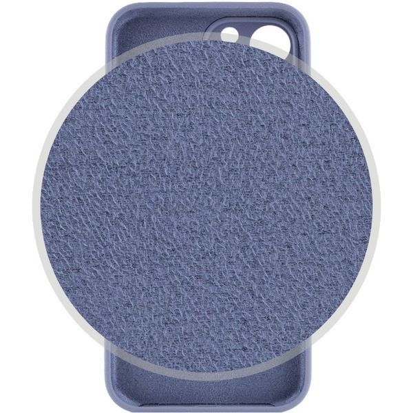 Чохол Silicone Case Full Camera Protective (AA) для Apple iPhone 15 Pro (6.1") Сірий / Lavender Gray 280229 фото