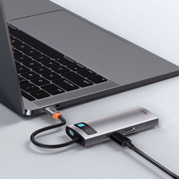 USB-Хаб Baseus Metal Gleam Series 5-in-1 Type-C CAHUB-CX0G 252251 фото