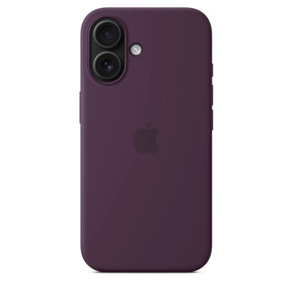 Чохол-накладка Apple iPhone 16 Silicone Case with MagSafe - Plum (MYY43) 322321 фото