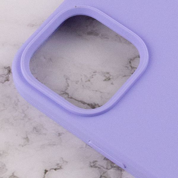 Чохол Silicone Case Full Protective (AA) для Apple iPhone 16 (6.1") Бузковий / Dasheen 321354 фото