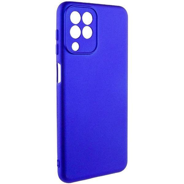 Чохол TPU GETMAN Liquid Silk Full Camera для Samsung Galaxy M33 5G Синій / Iris 397556 фото