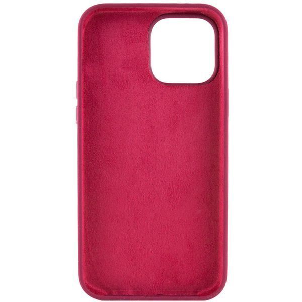 Чохол Silicone Case Full Protective (AA) NO LOGO для Apple iPhone 12 Pro Max (6.7") Кавуновий / Watermelon red 348853 фото