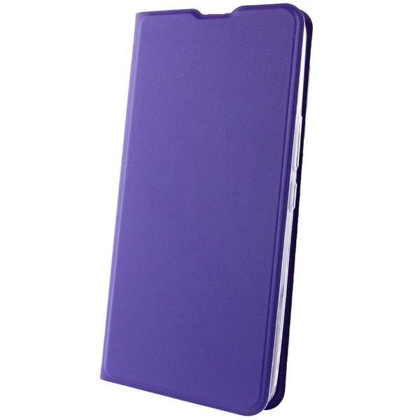 Шкіряний чохол книжка GETMAN Elegant (PU) для Motorola Moto G32 Фіолетовий 282498 фото