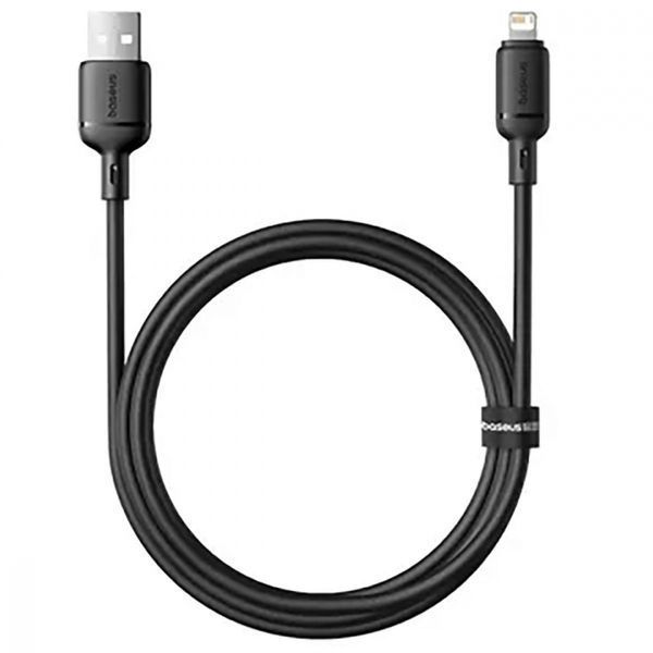 Кабель Baseus Silky Series Fast Charging Lightning 2.4A (1m) (P10377702213-00) white 359849 фото