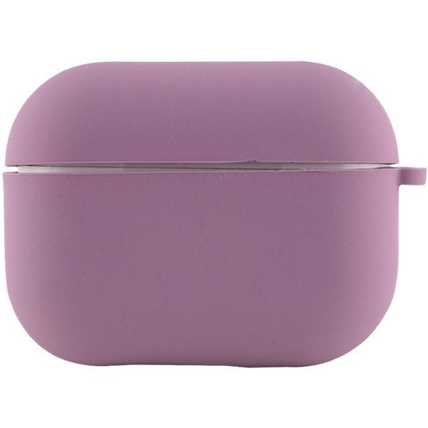 Силіконовий футляр з мікрофіброю для навушників Airpods 3 Ліловий / Lilac Pride 344997 фото
