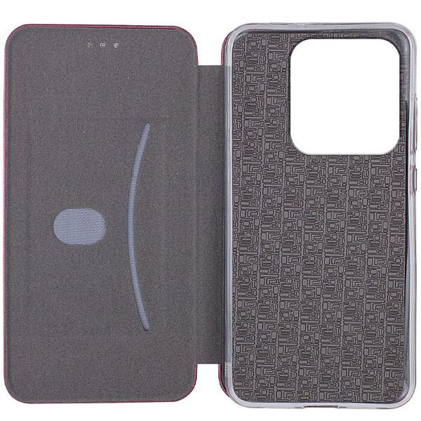 Кожаный чехол (книжка) Classy для Xiaomi Redmi 10C Бордовый 255047 фото