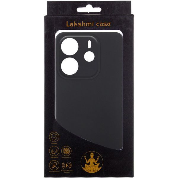 Чохол Silicone Cover Lakshmi Full Camera (AAA) для Xiaomi Redmi Note 14 4G (Int. version) Чорний / Black 356642 фото