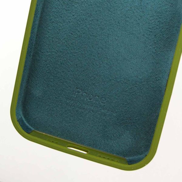 Чохол Silicone Case Full Protective (AA) для Apple iPhone 13 Pro (6.1") Зелений / Dark Olive 215777 фото