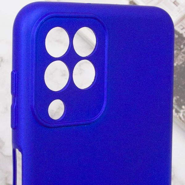 Чохол TPU GETMAN Liquid Silk Full Camera для Samsung Galaxy M33 5G Синій / Iris 397556 фото