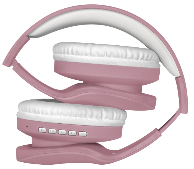 Навушники DEFENDER FreeMotion B525 Bluetooth, біло-рожевий (63528) 306668 фото