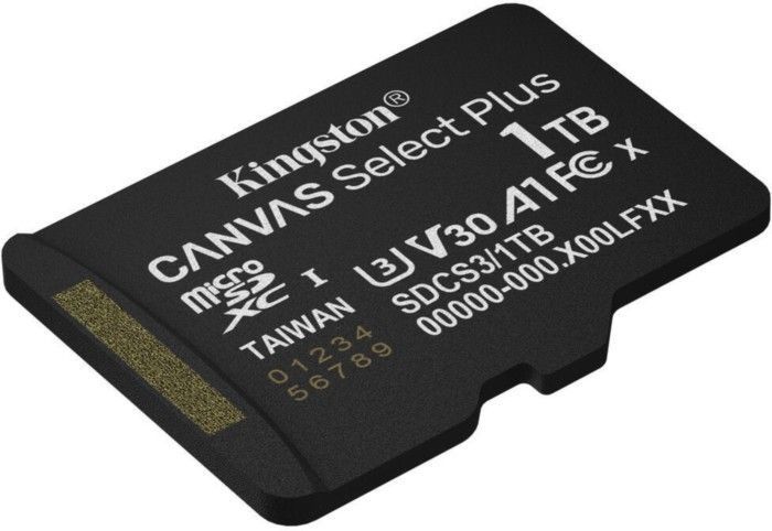 Карта пам'яті Kingston MicroSDXC 1TB Canvas Select Plus Gen3 150MB/s A1 (SDCS3/1TBSP) 388829 фото