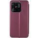 Кожаный чехол (книжка) Classy для Xiaomi Redmi 10C Бордовый 255047 фото 4