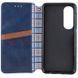 Шкіряний чохол-книжка GETMAN Cubic (PU) для Oppo A60 4G Синій 358695 фото 6