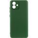 Чохол TPU GETMAN Liquid Silk Full Camera для Samsung Galaxy A05 Зелений / Dark green 354283 фото 1