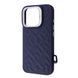 Чохол Kajsa Rhombus Collection with Magnetic Ring iPhone 16 Pro blue 335502 фото 1