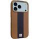 Шкіряний чохол Rally with MagSafe для Apple iPhone 17 Pro (6.3") Brown / Black 399317 фото 1