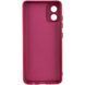 Чохол TPU GETMAN Liquid Silk Full Camera для Motorola Moto E13 Бордовий / Marsala 323842 фото 2