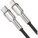 Кабель Baseus Cafule Metal Type-C To Lightning PD 20W (0.25m) (CATLJK-01) Black 268774 фото 2