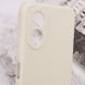 Силіконовий чохол Candy Full Camera для Oppo A38 / A18 Бежевий / Antigue White 286332 фото 5